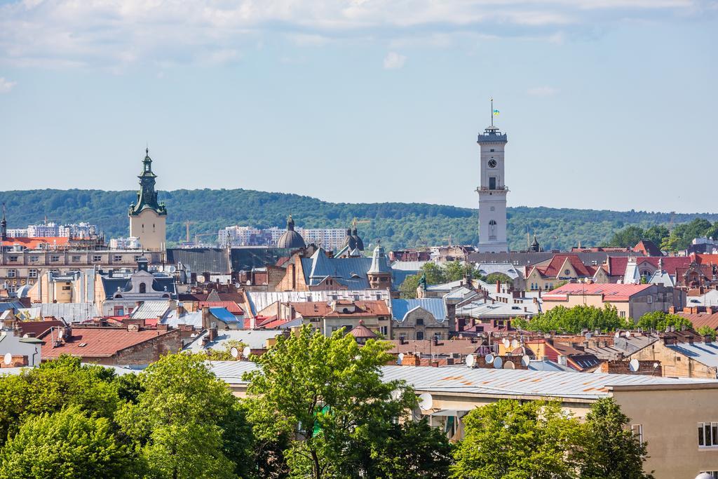Apartment On Arkhipenka With Panorama View Lviv Extérieur photo